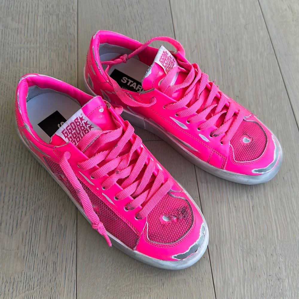 Golden Goose leather sneakers